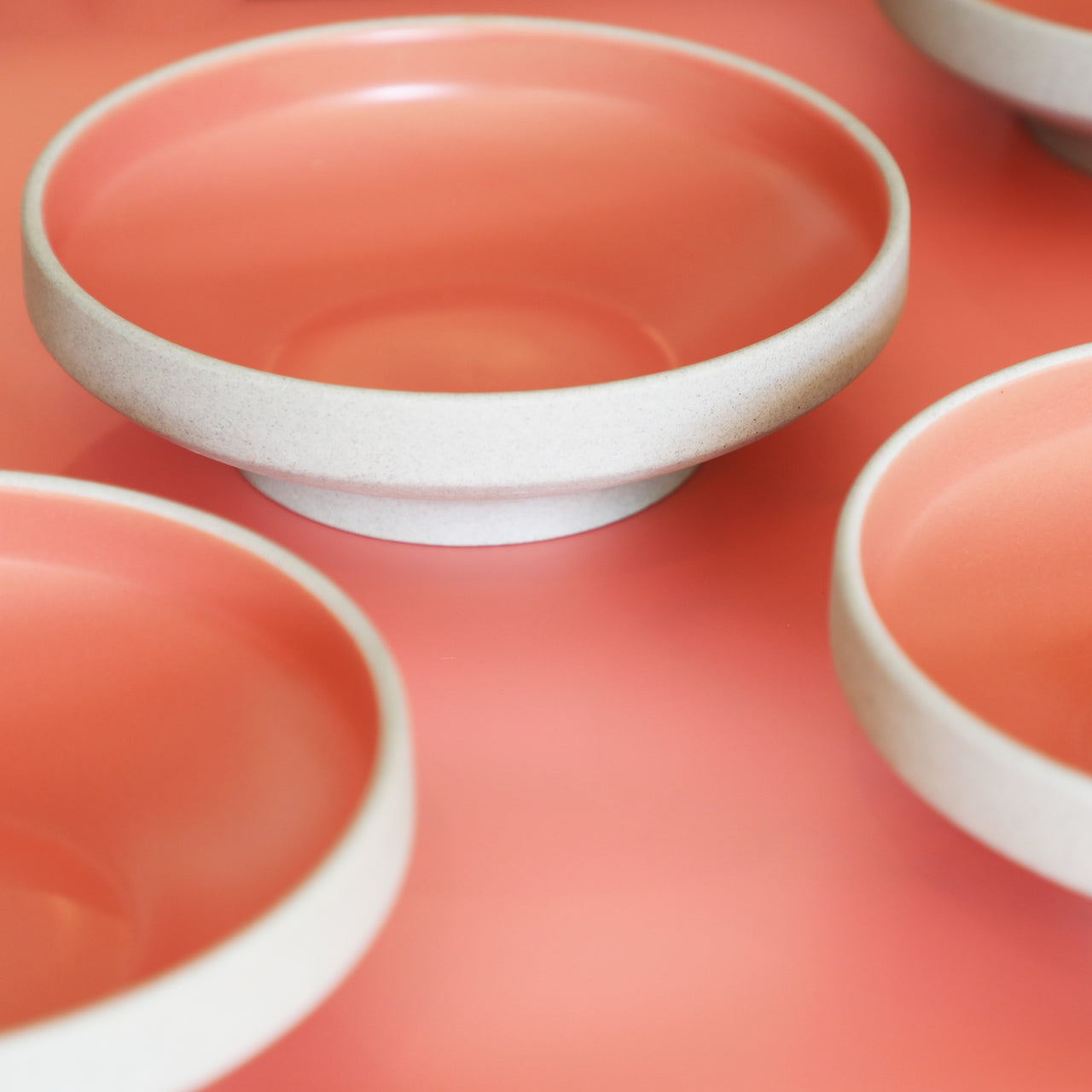 Coral Shallow Bowl
